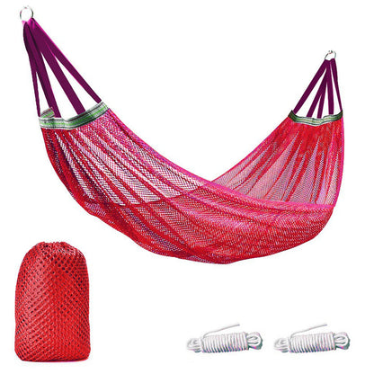 Ultimate Outdoor Mesh Hammock with Portable Bag