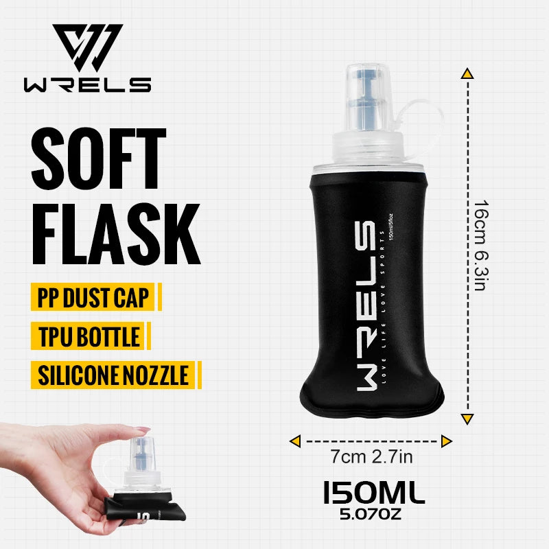 WRELS Soft Flask 500ml - Collapsible Hydration Solution