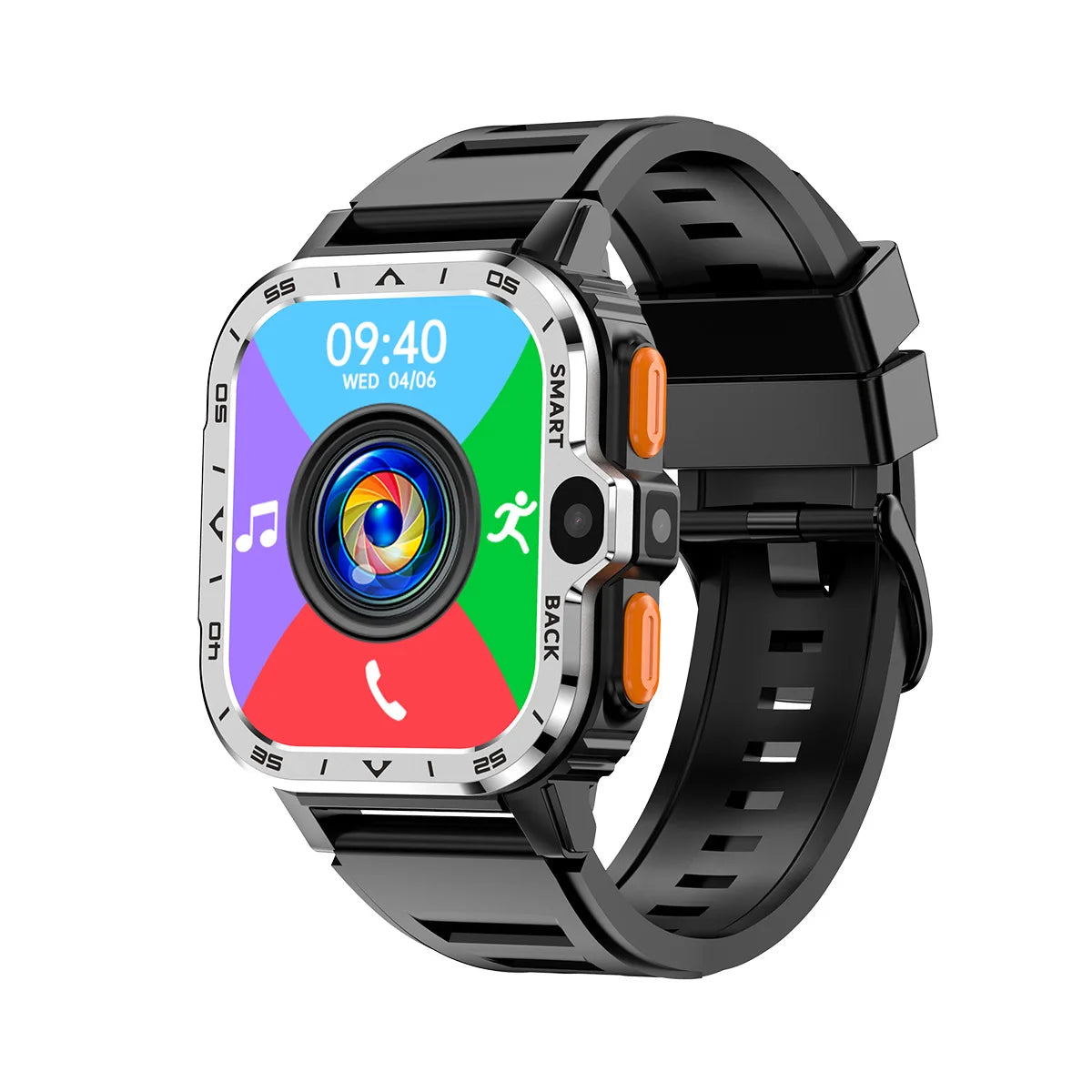 Valdus PGD Android Smart Watch - Dual Camera & 4G SIM