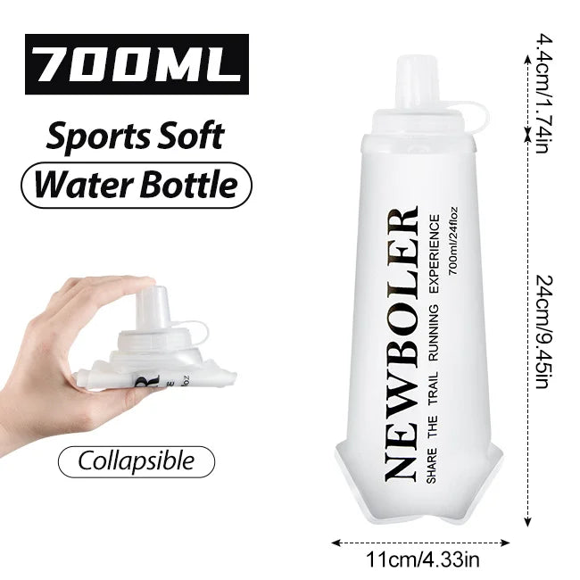 Foldable Soft Flask Silicone Water Bottle - Adventure Ready