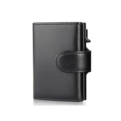Slim RFID Microfiber Leather Wallet - Compact & Secure