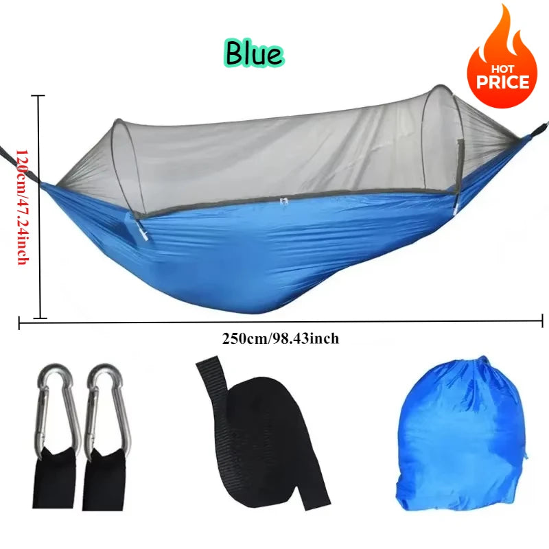 Lightweight Outdoor Hammock with Mosquito Net