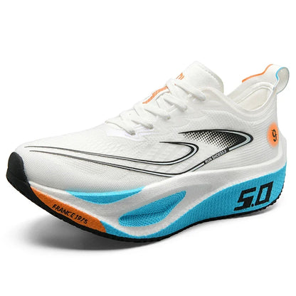 Unisex Carbon Plate Running Shoes - Lightweight & Breathable