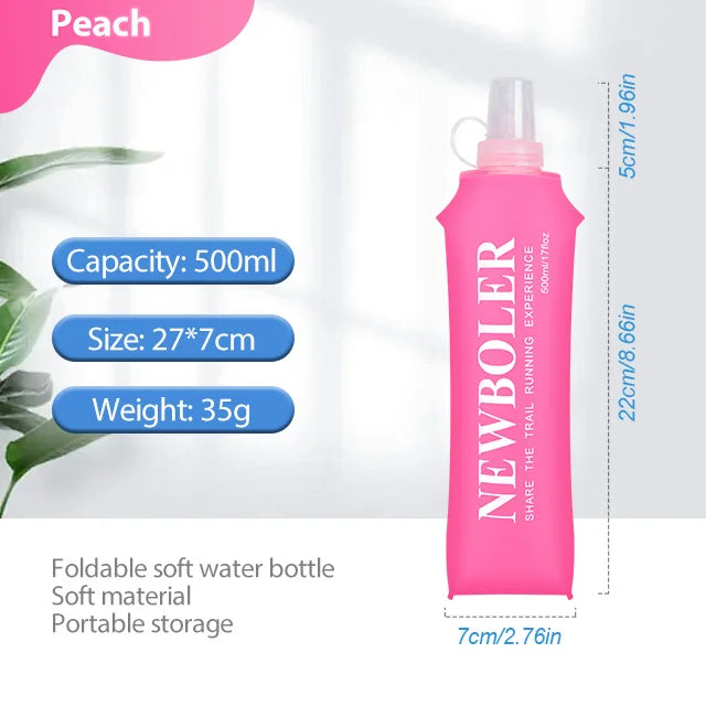 Compact Foldable TPU Sport Bottle - 150ml/250ml/500ml