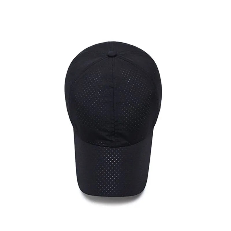 Hat Men Spring Summer Solid Color Mesh Cap Baseball Cap Women Autumn Korean Edition Sunscreen Hat Mesh Breathable Peaked Cap