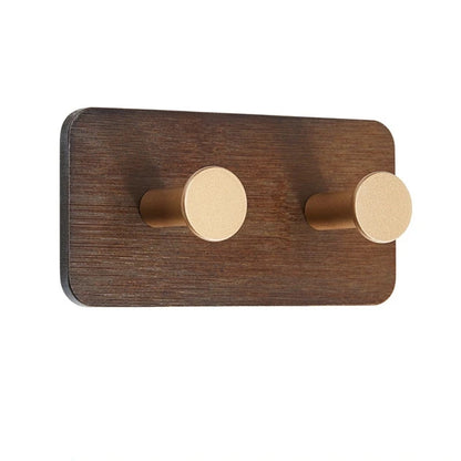 Bamboo Wood Adhesive Wall Hook - Stylish & Functional