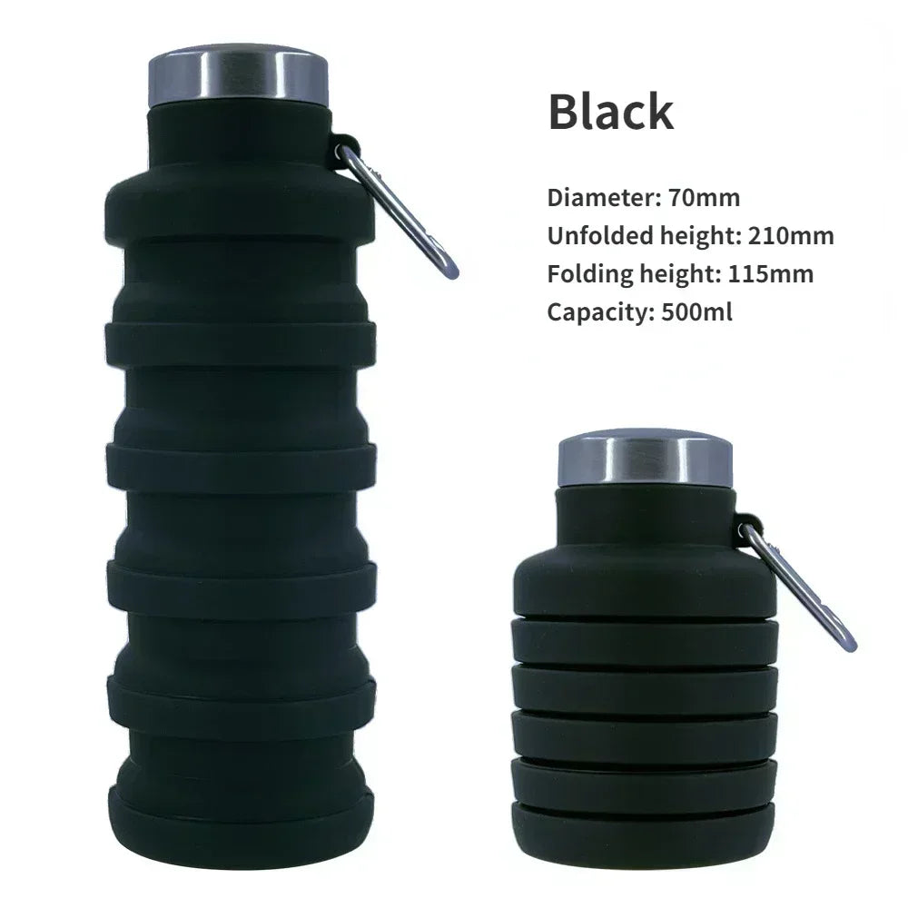 Collapsible Silicone Travel Bottle - Compact & Stylish