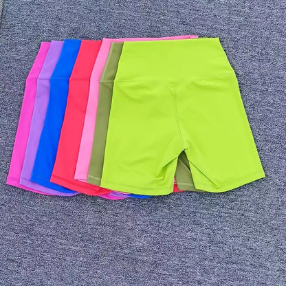 Soft Compression Yoga Shorts for Women