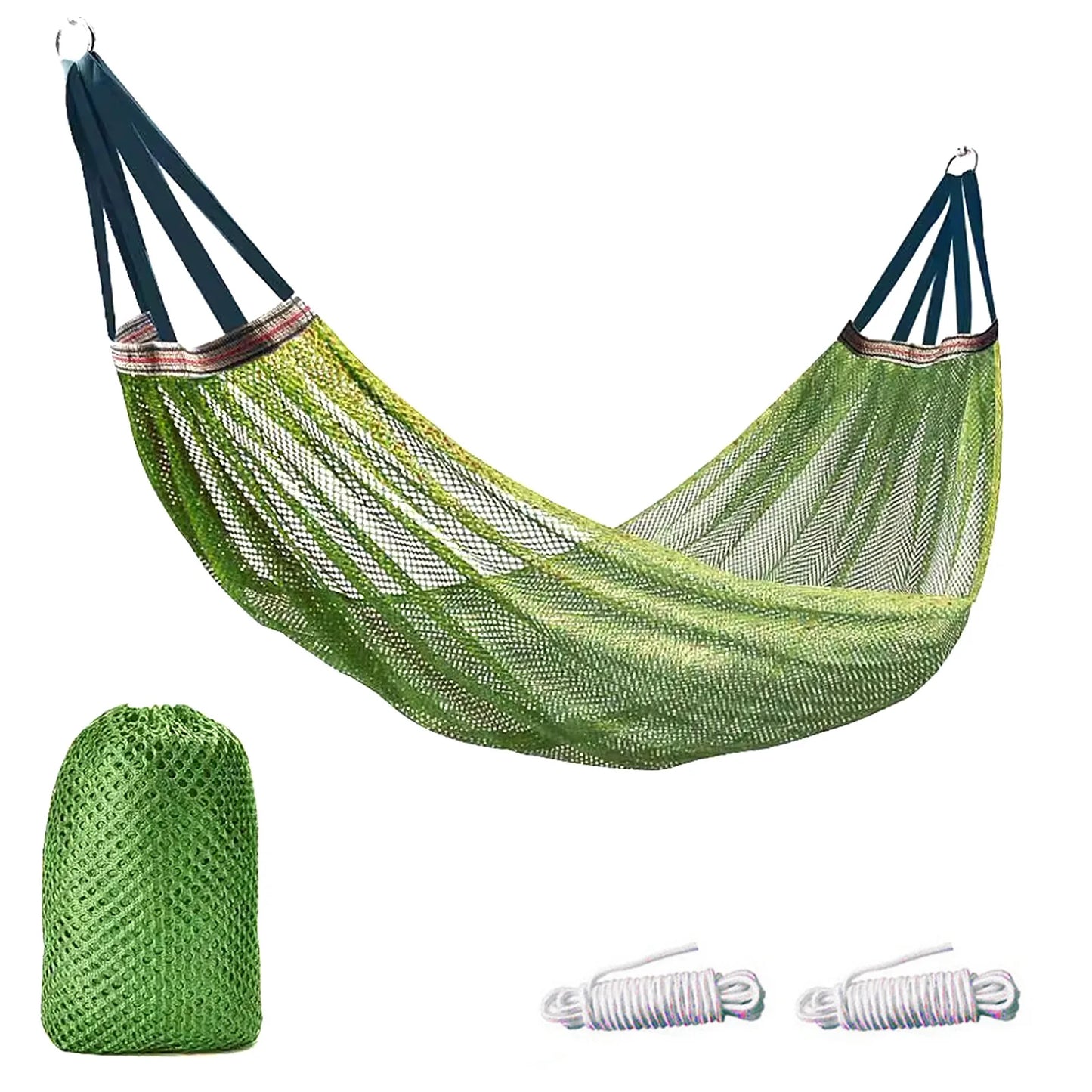 Ultimate Outdoor Mesh Hammock with Portable Bag