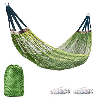 Ultimate Outdoor Mesh Hammock with Portable Bag