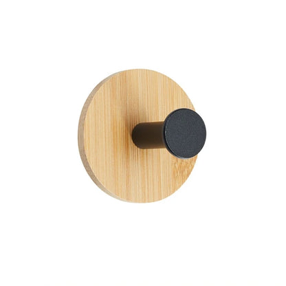 Bamboo Wood Adhesive Wall Hook - Stylish & Functional