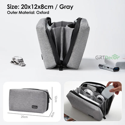 Sleek Digital Storage Bag for Travel & Adventure
