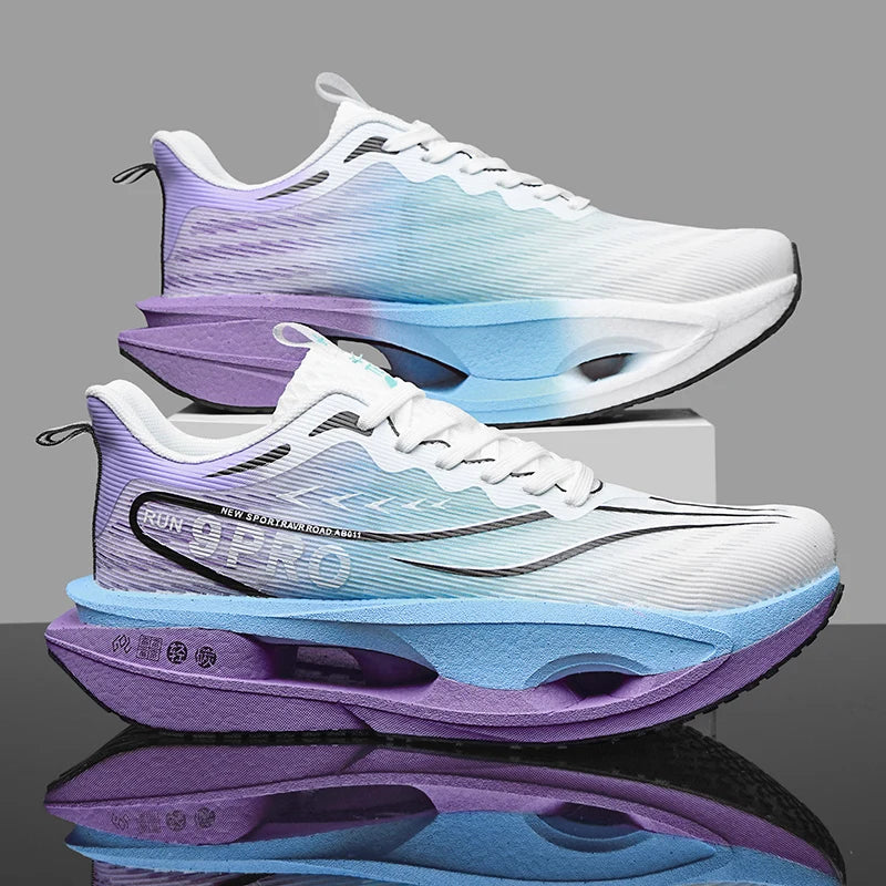 Carbon Plate Mesh Running Shoes