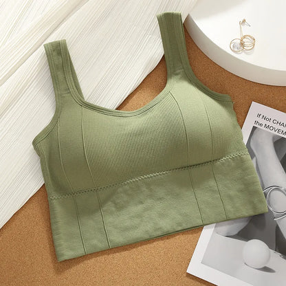 Breathable Anti-Sweat Seamless Sports Bra