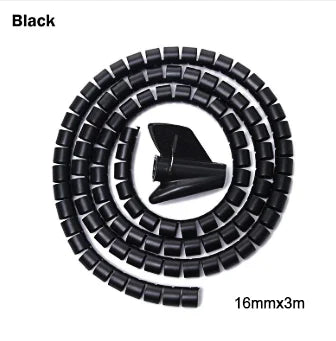 Flexible Spiral Cable Organizer - Tidy & Protect Your Wires