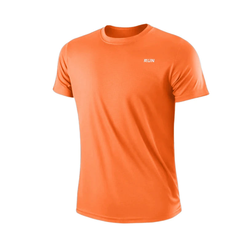 Men's Quick Dry Short Sleeve Gym T-Shirt