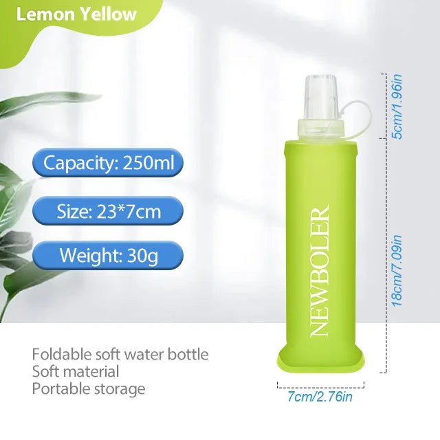 Compact Foldable TPU Sport Bottle - 150ml/250ml/500ml