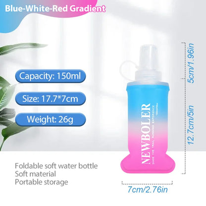 Compact Foldable TPU Sport Bottle - 150ml/250ml/500ml
