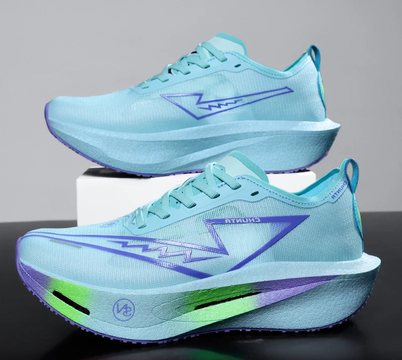 Running Shoes Carbon Board Speciality Marathon Men Sports Breathable Lightweight Women's Comfortable Athletic Nonskid Sneakers