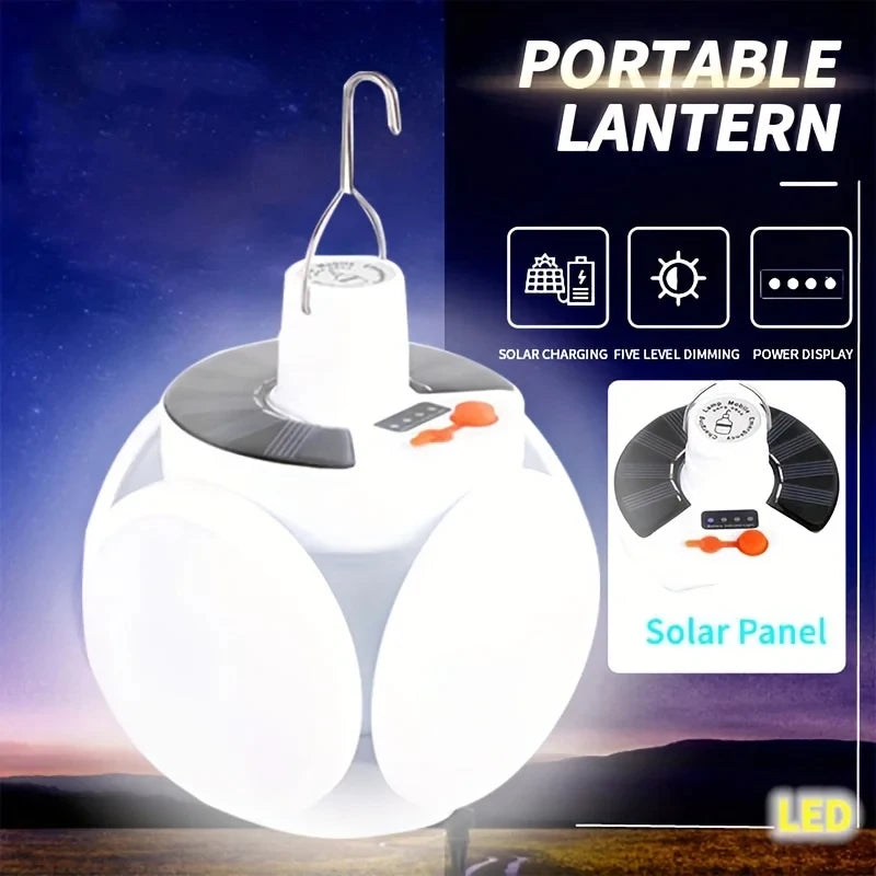 Luminous Solar Lantern - Portable LED Rechargeable Light