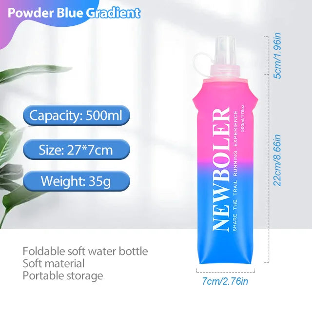 Compact Foldable TPU Sport Bottle - 150ml/250ml/500ml