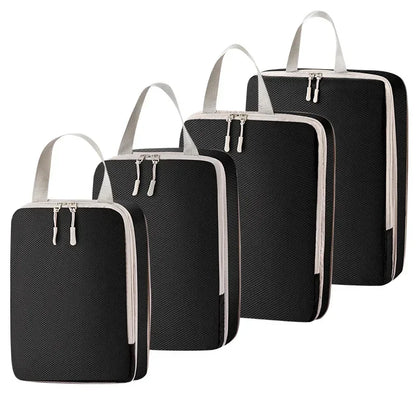 Compact Travel Compression Packing Cubes Set