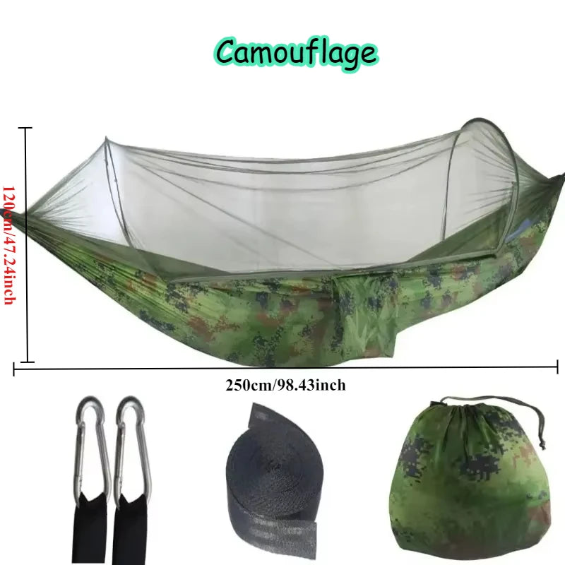Lightweight Outdoor Hammock with Mosquito Net