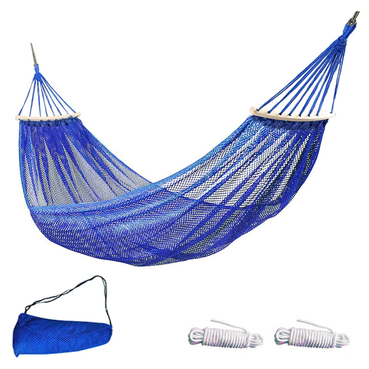 Ultimate Outdoor Mesh Hammock with Portable Bag