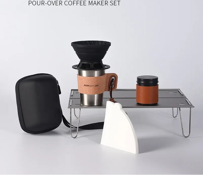 Portable Coffee Brewing Set for Outdoor Adventures