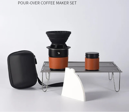 Portable Coffee Brewing Set for Outdoor Adventures