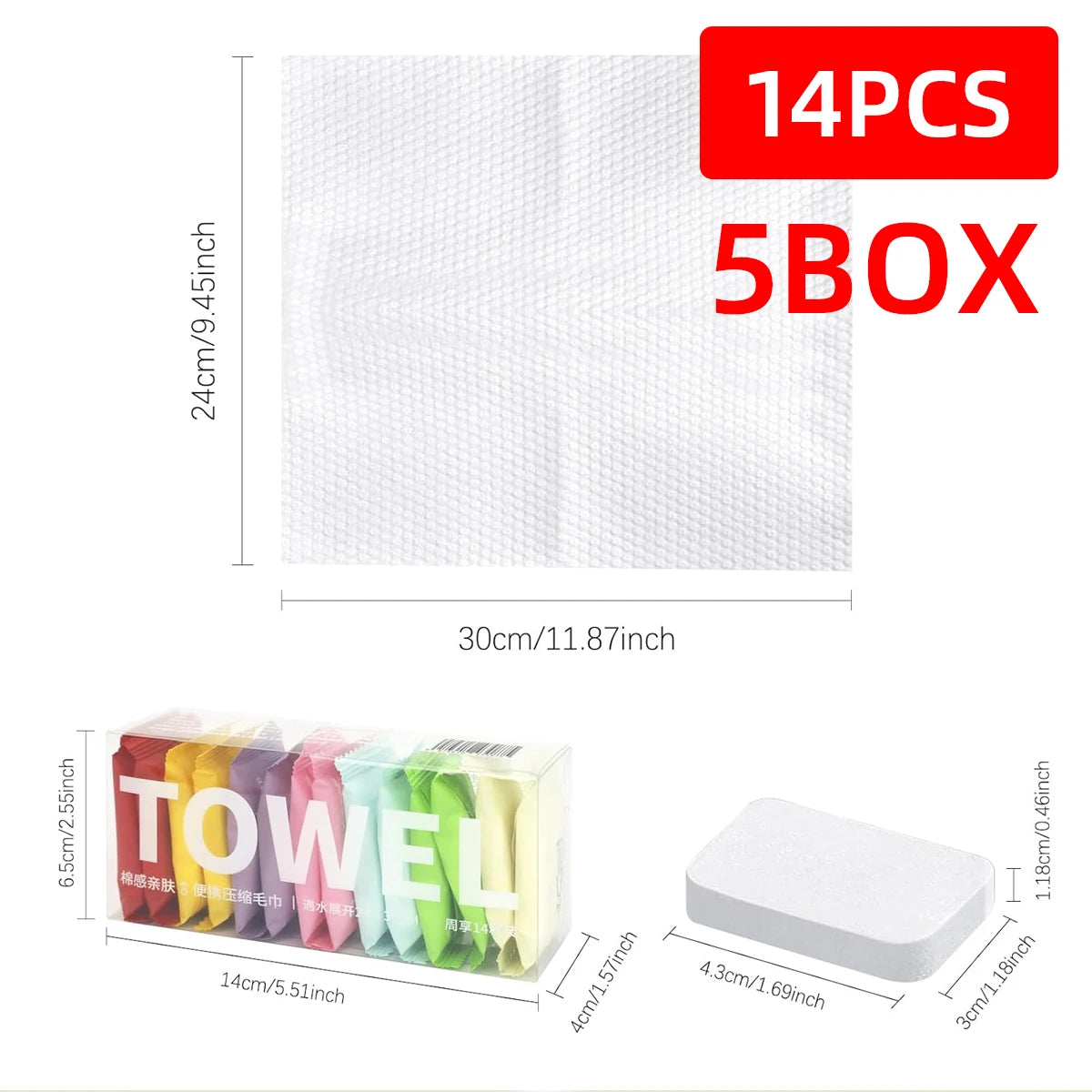 Compact Compressed Towels for Travel & Adventure