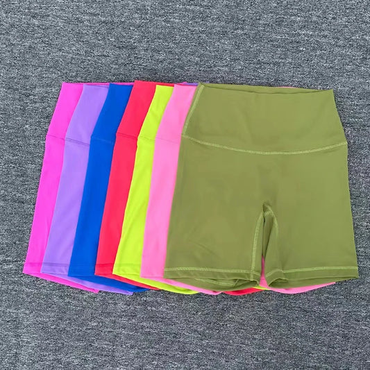 Soft Compression Yoga Shorts for Women