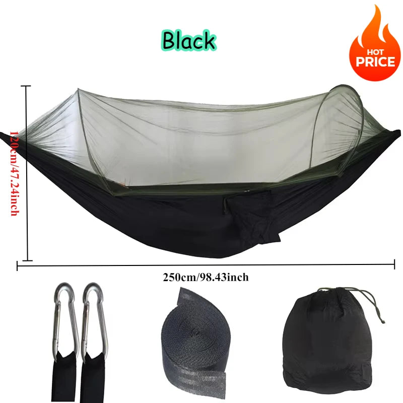 Lightweight Outdoor Hammock with Mosquito Net
