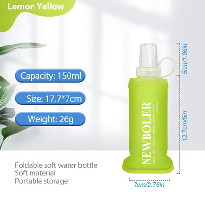 Compact Foldable TPU Sport Bottle - 150ml/250ml/500ml