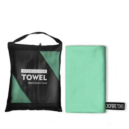 Ultra Absorbent Quick-Dry Microfiber Towel - Compact & Sandproof