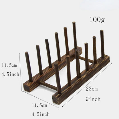 Bamboo Dish Drainer & Plate Organizer