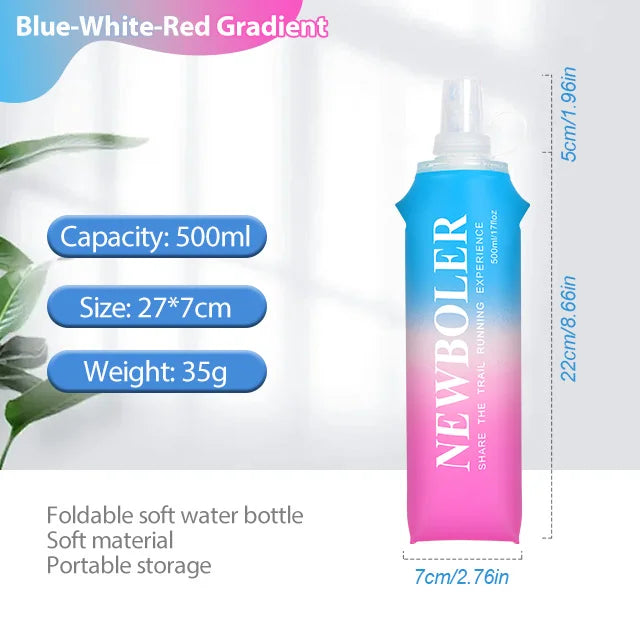 Compact Foldable TPU Sport Bottle - 150ml/250ml/500ml