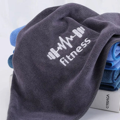 Grey Unisex Gym Towel - High Absorbency Quick Dry | Sports Towel for Basketball Running Fitness