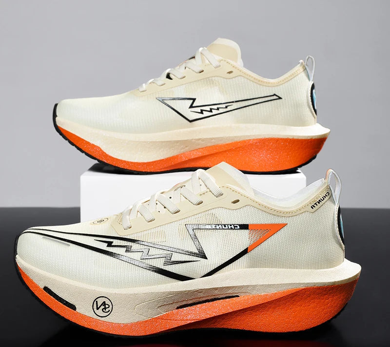 Running Shoes Carbon Board Speciality Marathon Men Sports Breathable Lightweight Women's Comfortable Athletic Nonskid Sneakers