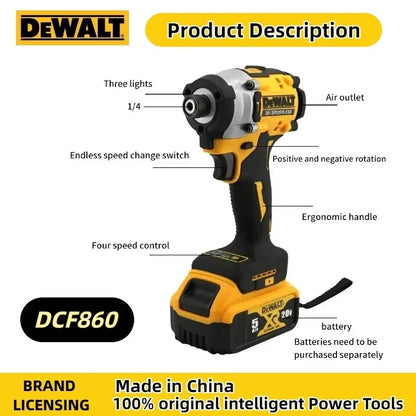 Dewalt DCF860 Brushless Electric Drill Screwdriver Cordless Compact Drill / Driver Rechargeable Upgraded drills Power Tools