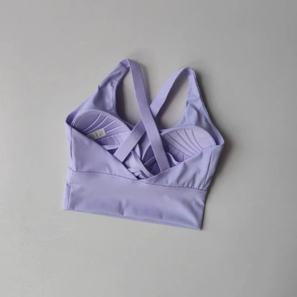 Women's Breathable Shock-Absorbing Yoga Bra
