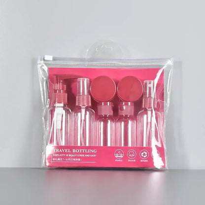 Compact Travel Bottle Set for Skincare & Personal Care