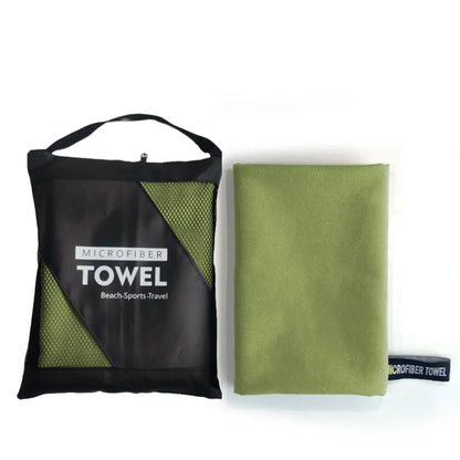 Ultra Absorbent Quick-Dry Microfiber Towel - Compact & Sandproof
