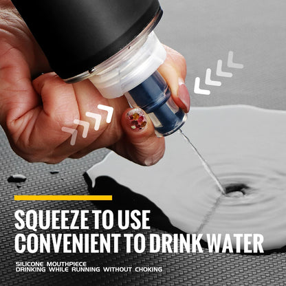 WRELS Water Bottle TPU Folding Soft Flask Outdoor Sport Water Bag Collapsible Water Bottle 500ml For Running Camping BPA Free