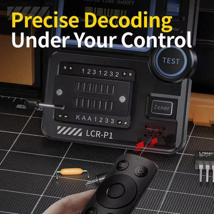 FNIRSI LCR-P1 Transistor Tester Diode Triode Transistor Capacitance Meter Resistance LCR ESR Meter Multifunctional Tester Tool