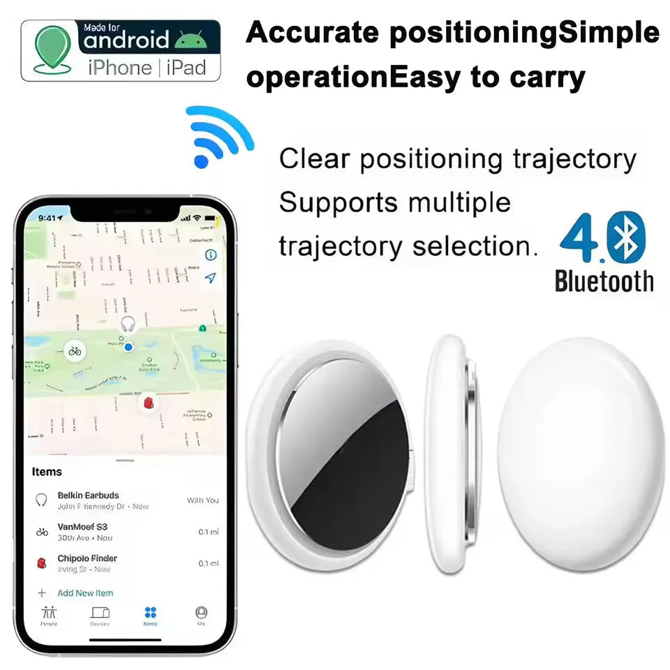 Smart Bluetooth GPS Anti - lose Tracker Sound locate msg reminder alarm For keys wallets kids pets APP tracking on iOS & Android