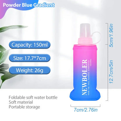 Compact Foldable TPU Sport Bottle - 150ml/250ml/500ml