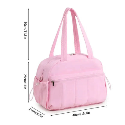 Women's Travel Duffel Bags Large-capacity Gym Bag with Wet Pocket Carry on Waterproof Weekender Handbag Toiletry Bags 2025 New