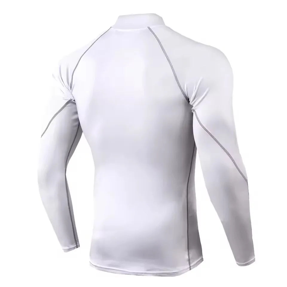 Men Compression Long Sleeve T Shirt Sportswear Male Skinny Tshirt Elastic Track Tracksuit Clothing Gyms Fitness T-shirt For Men