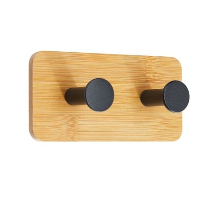 Bamboo Wood Adhesive Wall Hook - Stylish & Functional